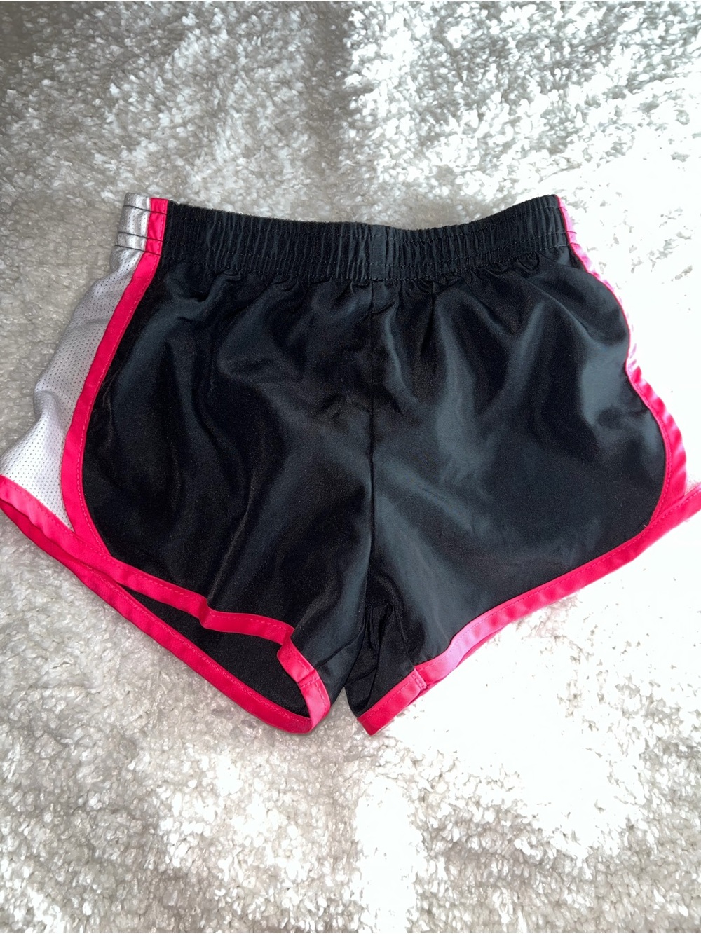 Black and Pink kids Nike Athletic Shorts